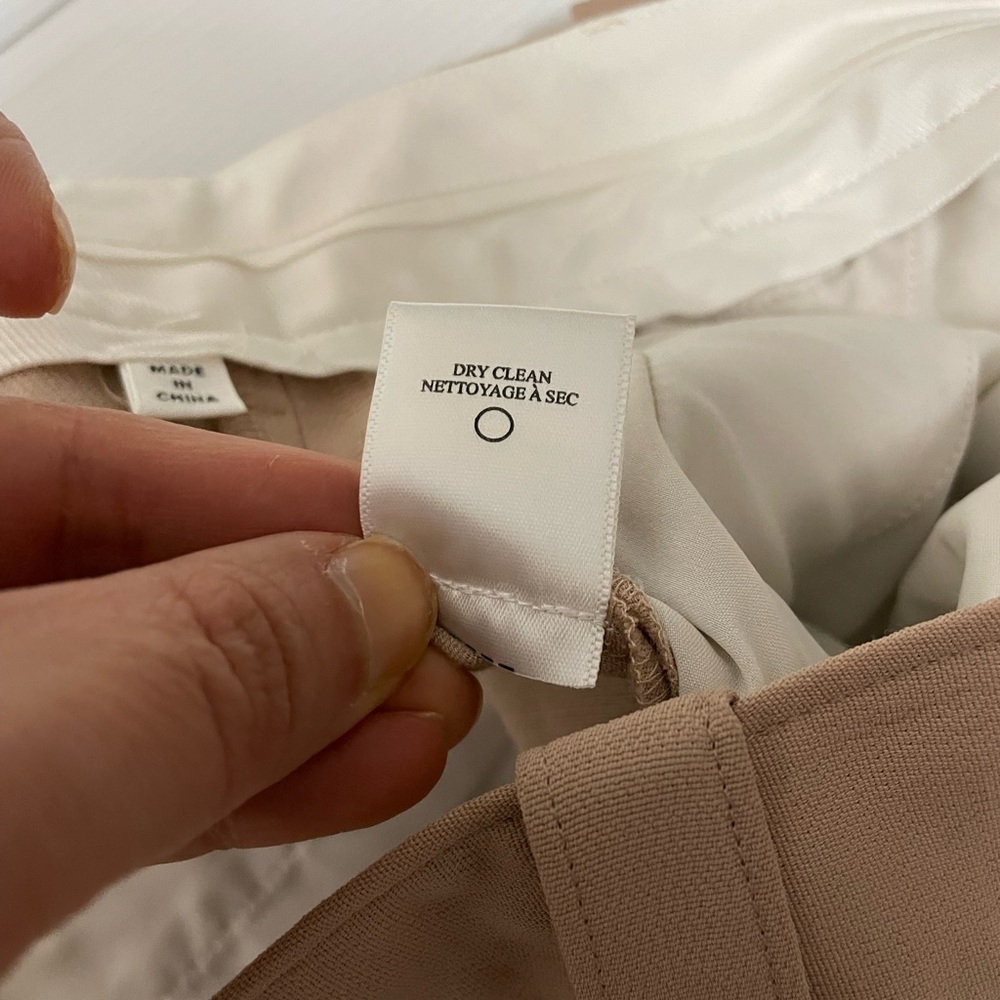 A.L.C. Lawrence Wide Leg Pants Size 6 In Nude Blush - Picture 9 of 10